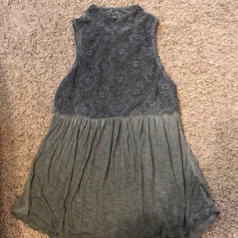 High neck tank top